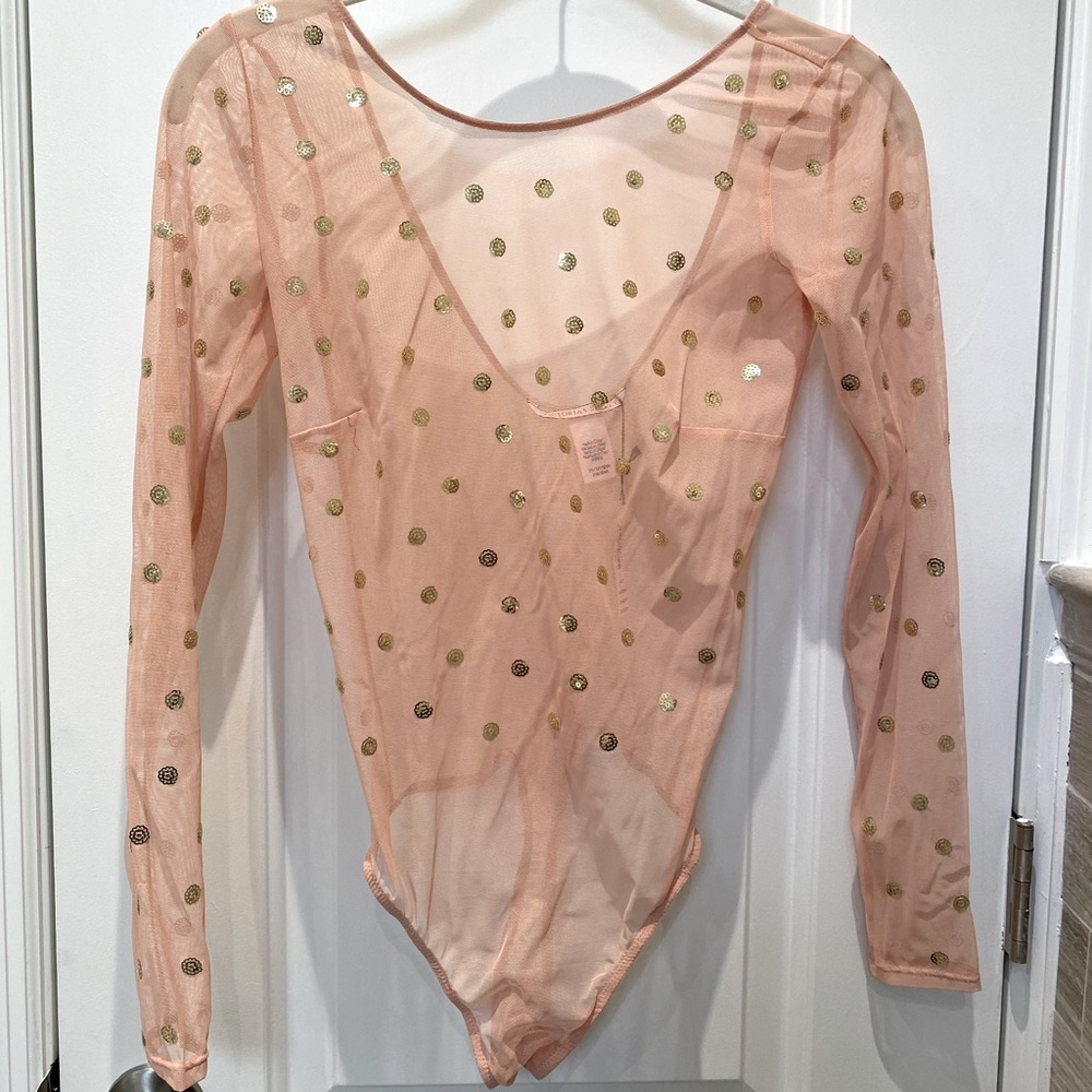 Victoria Secret nude bodysuit XS